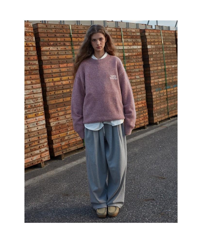 Saendeusaundeu (Unisex) Wide Training Pants Gray