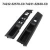 2Pcs Front Armrest Upper Panel RH & LH Set For Toyota Vitz 2010-2014