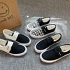 Korean Style Versatile Velcro Canvas Slip-on Shoes for Men & Women