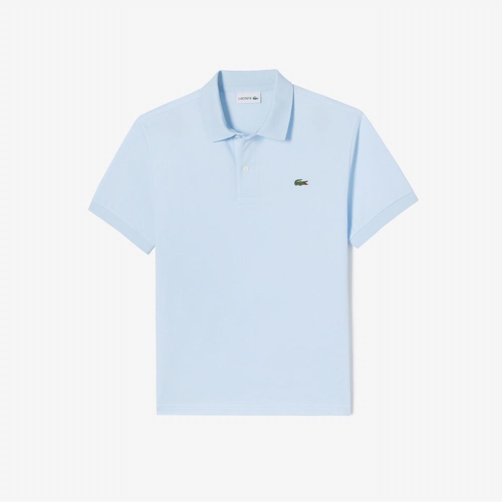 

LACOSTE Мужская рубашка-поло с короткими рукавами во французском стиле [небесно-голубой]