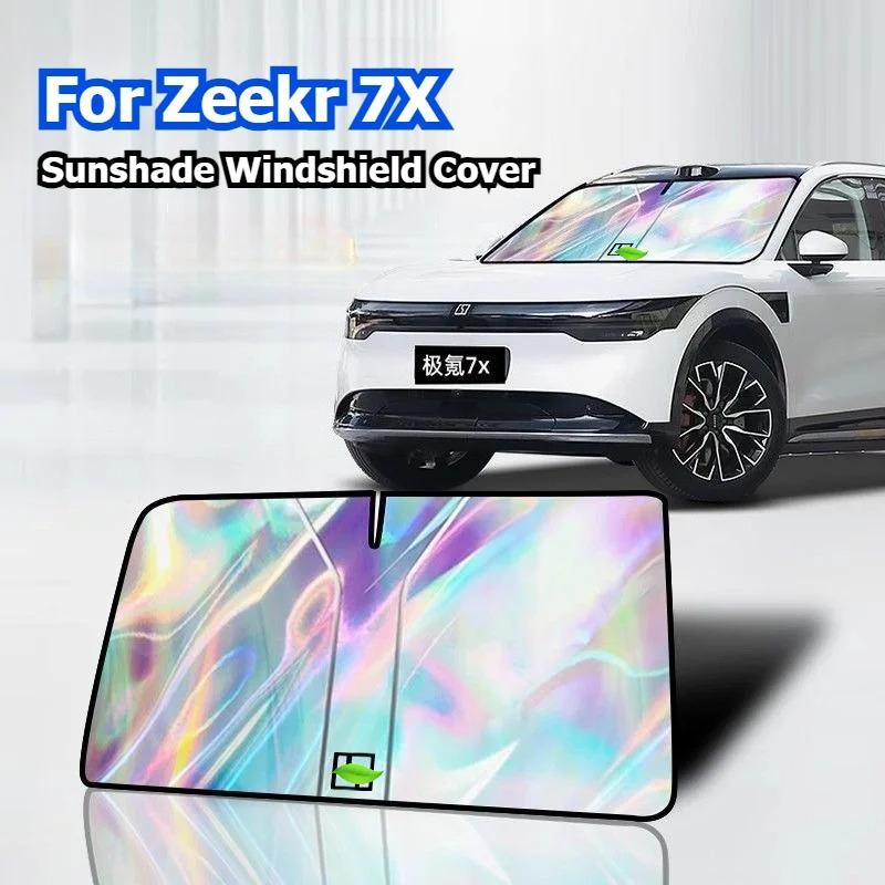 For Geely Zeekr 7X Car Front Window Sunshade Cover Car Windshield Sunshade Cover Anti UV Protection Cooling Sunblock Accessories