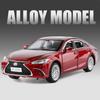 1/24 Lexus ES300h Alloy Car Model Diecasts Metal Luxy Vehicles Car Model High Simulation Sound and Light Collection Childrens Toy Gift