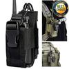 New Tactical Adjustable Walkie Talkie Holder Radio Pouch Hunting Interphone Hanging Bag Outdoor Nylon Molle Radio Pouch