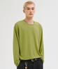 LEIRE Soft Round Long Sleeve T-Shirt [Olive]