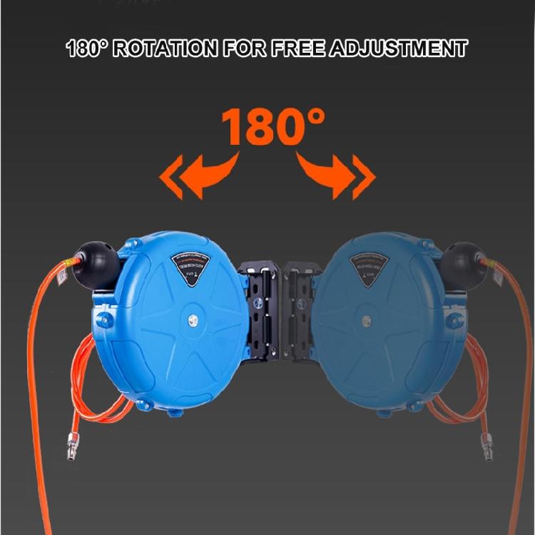 Functional Garden Hoses Reel with Wear Resistant PU Material 180° Swivel Hoses Reel for Long Lasting Performances