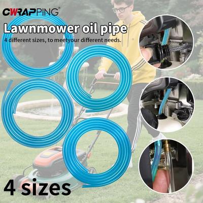 4Pcs Petrol Fuel Line Hose for Strimmers Trimmer Chainsaws Saw Blower Brushcutter Gas Pipe Hose High Performance Replacement