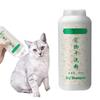 Water-free Cat Shampoo No Rinse Dogs Cat Cleaning Powder Pet Grooming Supplies for Bathless Cleaning Odor Eliminators