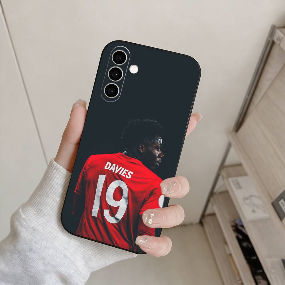 A-Alphonso Davies  Phone Case For Samsung Galaxy A73,A72,A71,A70,A53,A52,A51,Others Soft Black Cover