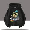 Potdemiel Honey Jar Features An Interesting SpongeBob Cartoon Print Design for Warm Sweaters for Boys Girls In Autumn Winter