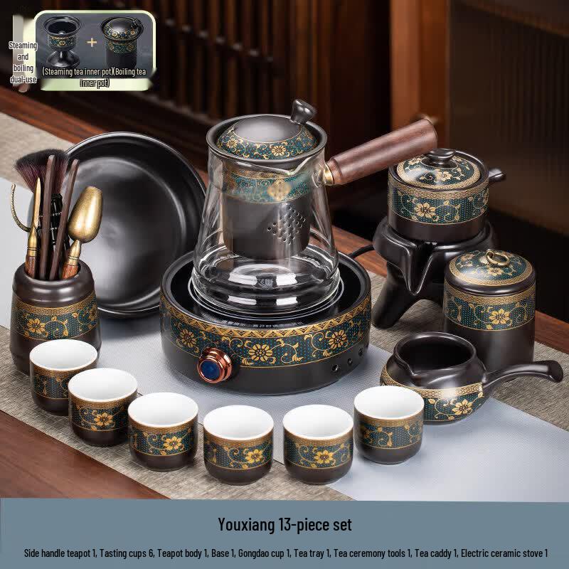Ceramic Automatic Kung Fu Tea Set