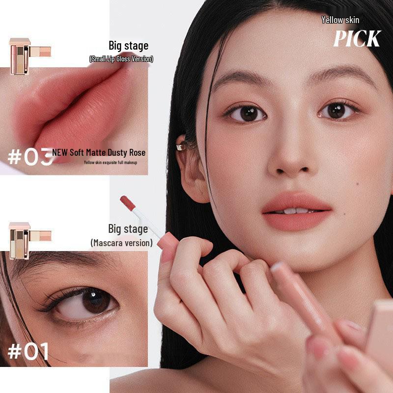 Judydoll Orange Mini Eye Shadow Palette for Travel and Daily Use