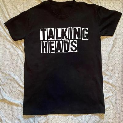 Talking Heads Band Logo Black Size S To 5XL Shirt Gift Fan Unisex T-Shirt