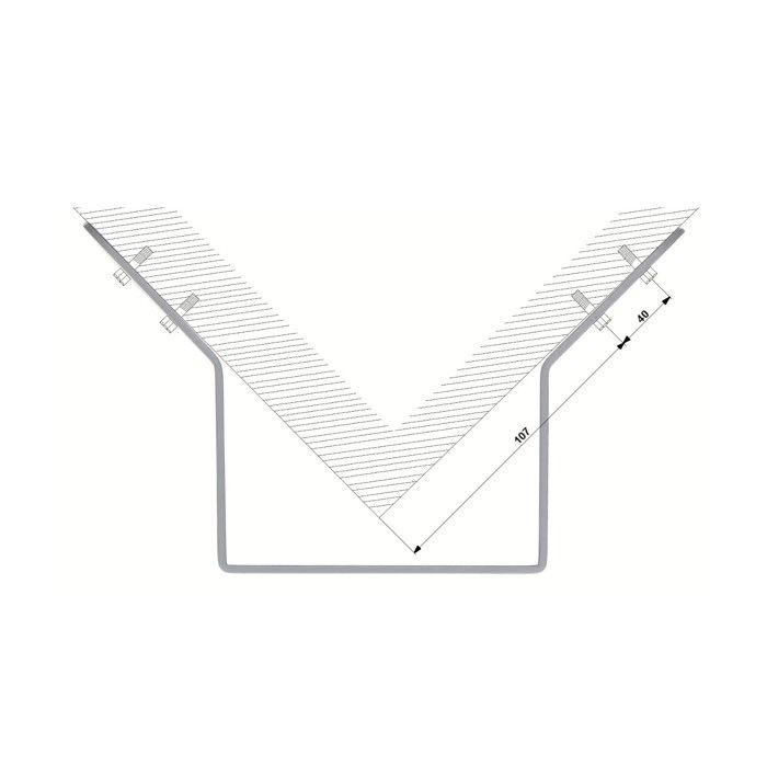 Dahua PFA151 Support De Montage Pour Caméra Montable En Angle Pour Lite Series Compact Bullet DH-IPC-HFW13; Ultra Series Bullet…