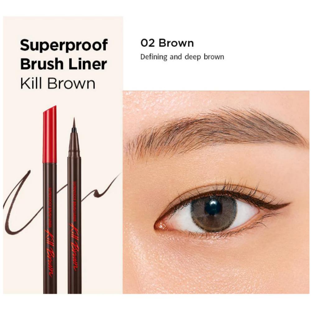 Clio Superproof Brush Liner 4 Sorten (Schwarz & Esche) 0,55 ml