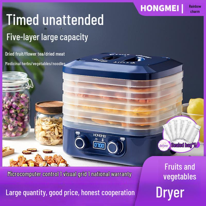 

Пятислойный бытовой дегидратор для фруктов и закусок большой емкости