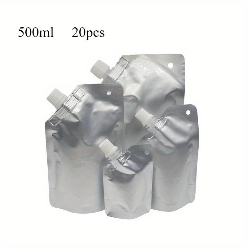 20PCS Beverage Self-supporting Mouthpiece Bag -- Liquid Juice Bag Soy Milk Drinking Bag Disposable Size Food Packaging Mouthpiece Bag