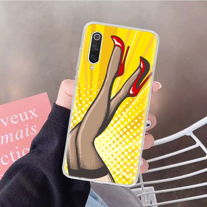Red High Heel Shoes Soft Phone Case For Xiaomi Redmi Note 15 14 14S 13 12 Pro Plus 12S 11 11S 11E 10 10S 11T 5G Fundas Coque Red