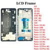 For Redmi A3 10 13 13C 14C 15C Note 10 10S 11 11E 11S 12 Pro 4G 5G Middle Frame Housing LCD Front Frame Housing Bezel