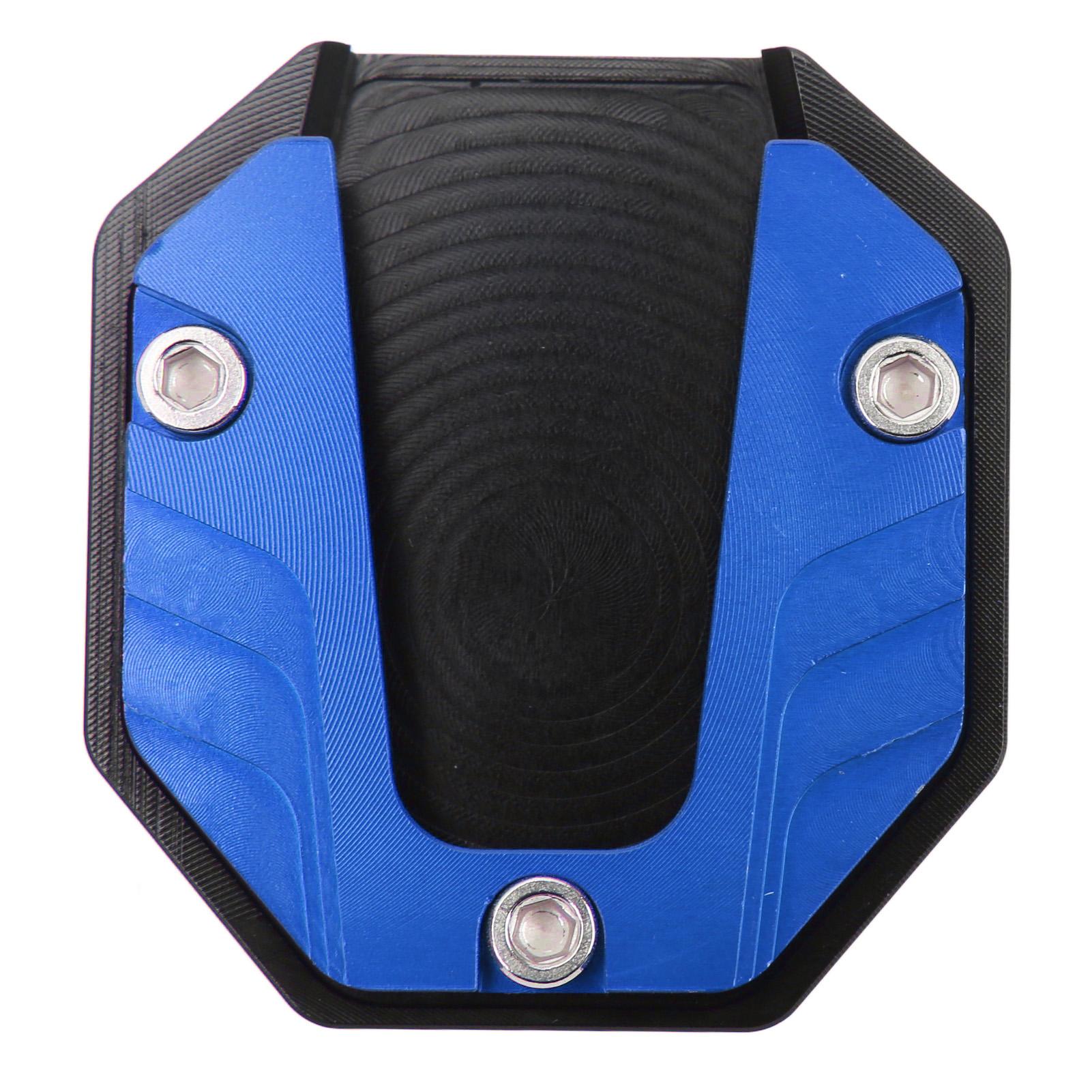 

Motorcycle Side Stand Plate Pad High Strength Kickstand Pad Plate Support Accessory Blue