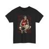 Skeleton Basketball Player Graphic Tee Red Jersey Grunge Streetwear T-Shirt