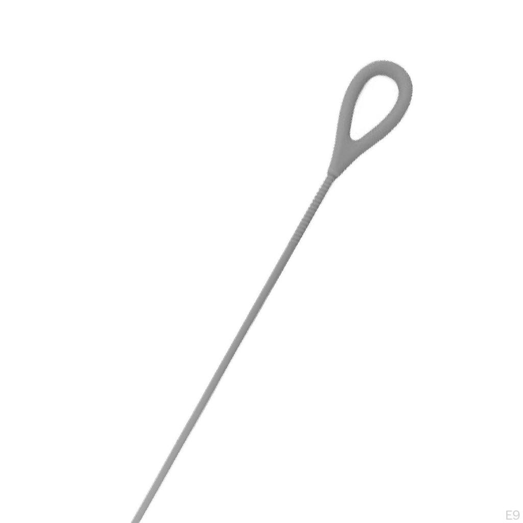 Silicone Straw Brush Long Bendable Multifuctional Bottle Reusable for Drink Lid