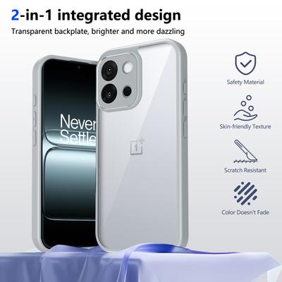 Etui Oneplus 13T 13S z poduszką powietrzną, odporne na wstrząsy, silikonowy zderzak, przezroczysta matowa tylna okładka, twarde etui na telefon dla Oneplus 13T 13S CPH2723