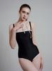 Sollei Oblique Strap Monokini (Black)