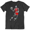 2026 Summer Mens Portrait Printed Basketball Casual Round Neck Tshirt Fans 100 Cotton Street Outdoor Sports Short Sleeves