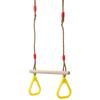 UPstore Hanging Swing Gymnastics Hanging Ring for Children Muscle Training Core Training Wooden Play Equipment Indoor Horizontal Bar Balance Fitness