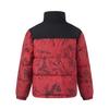 Li Ning Hot Pots Down Collection Down Jacket Unisex Agate Red Mountain Grain All Over Print AYMU601-6