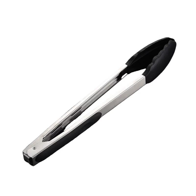 Qianxing 430 Stainless Steel Silicone Kitchen Tongs
