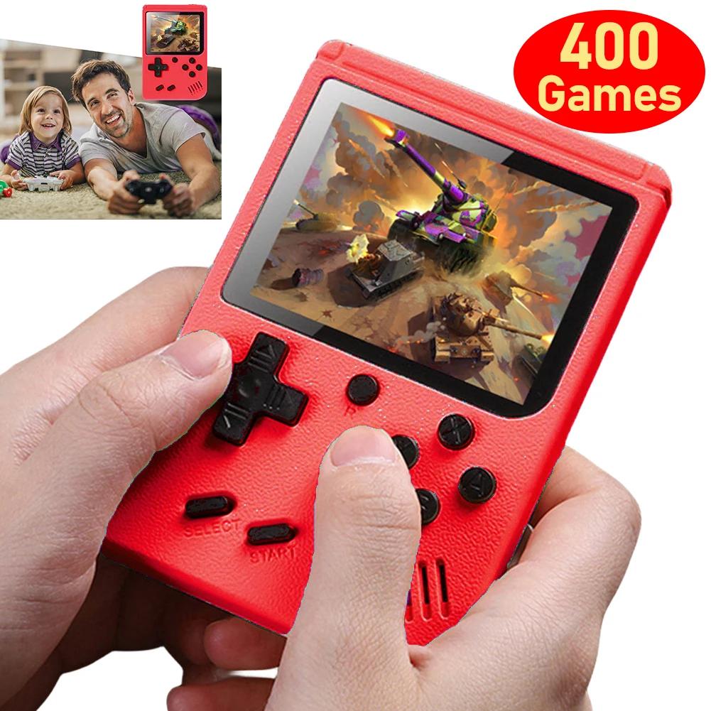 800 Games Handheld Video Game Console 3 Inch TFT Screen with 500/400 FC Classic Games Nostalgic Games Console for Kids and Adult