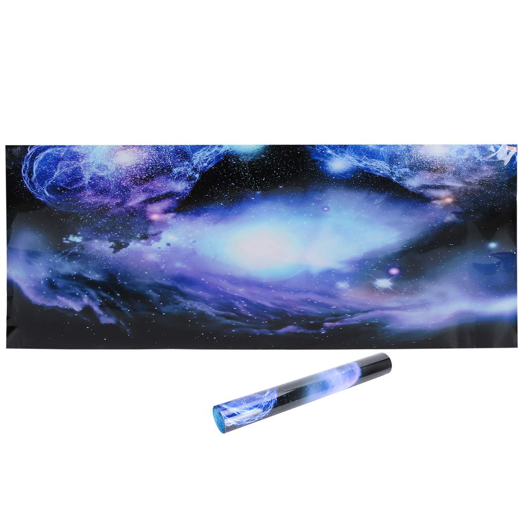 Aquarium Landscape Sticker Poster PVC Fish Tank Painting Sticker Universe Stars Decor