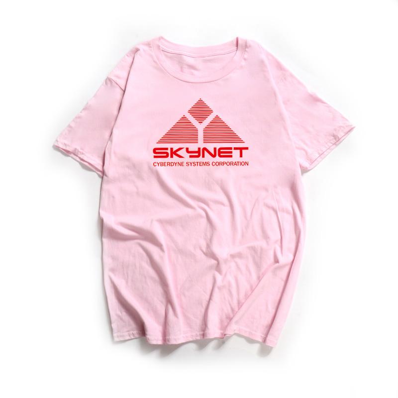 Letní módní tričko 2023 Unisex Dámské Skynet Cyberdyne System Terminator Potisk Trička Schwarzenegger Film Bavlna Swag Trička