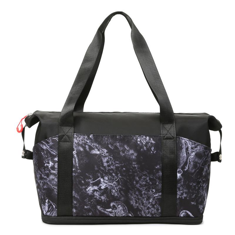 Składana Torba Podróżna na Bagaż z Nadrukiem Kabinowa Duża Pojemność Torba Weekendowa Wodoodporna Torba Sportowa na Siłownię Damska Torba Tote