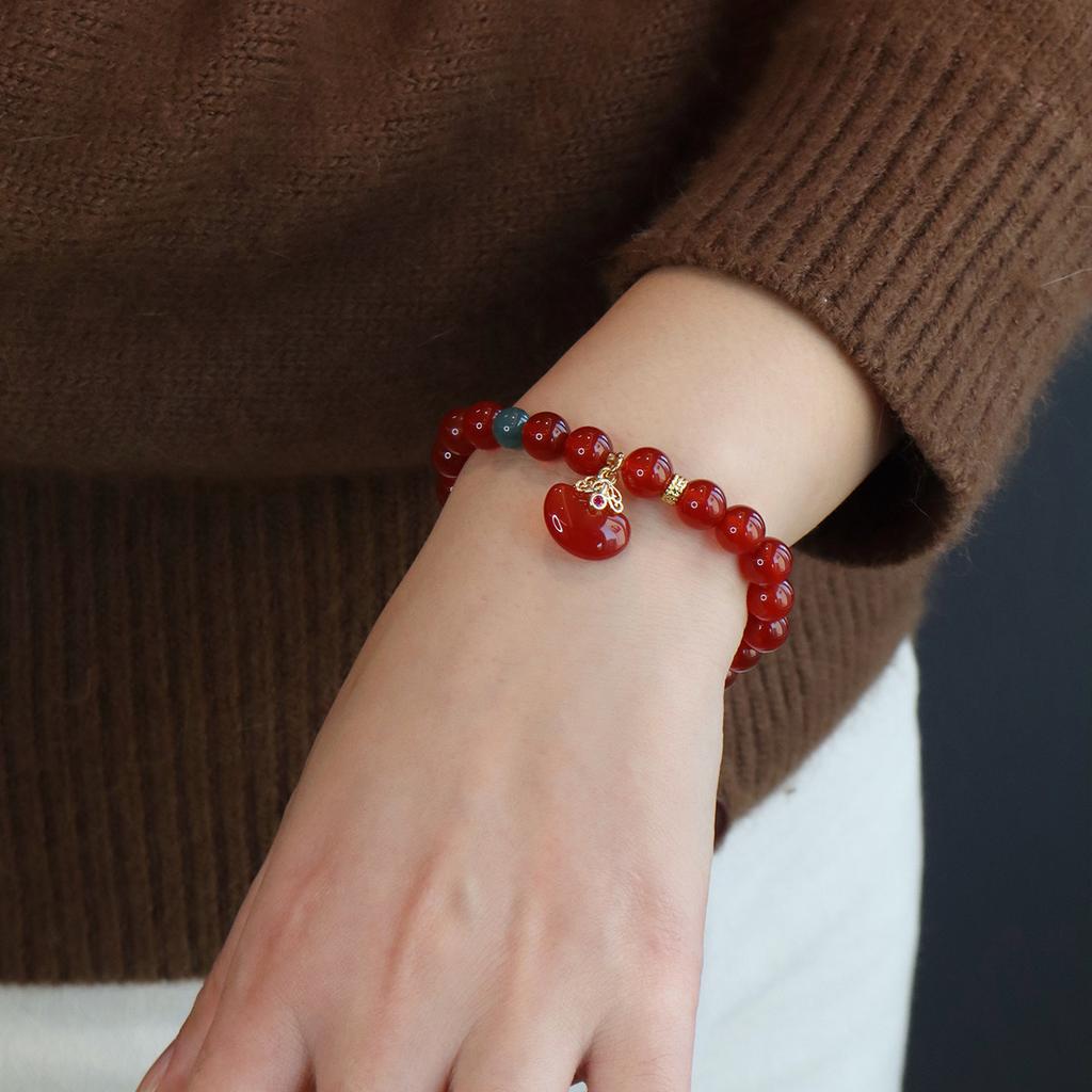 Natural Agate Bracelet. Fashion Women Daily Jewelry Lucky Gift