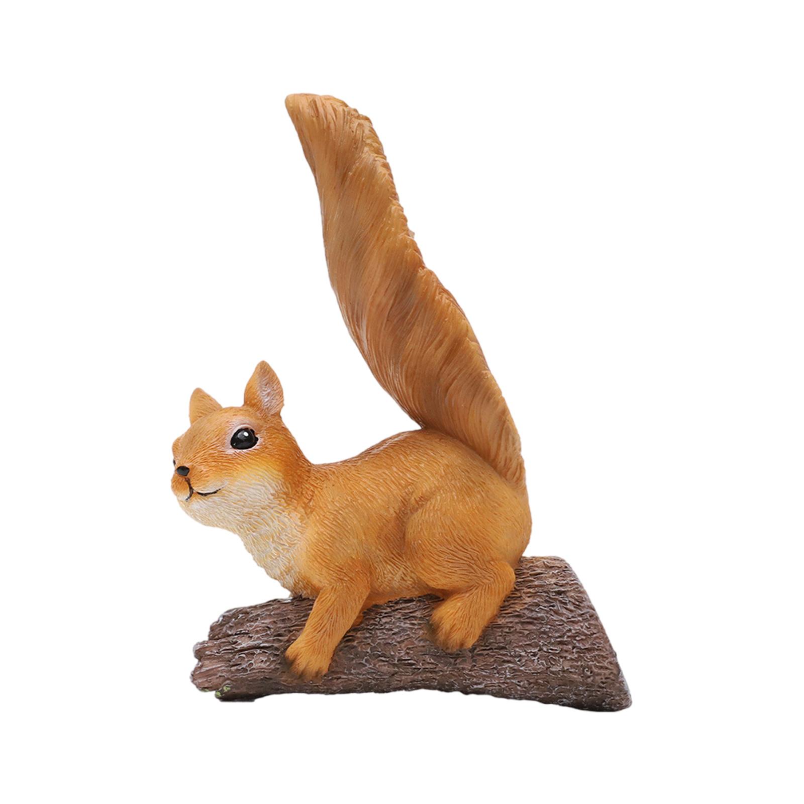 

Squirrel Trees Huggers Outdoor Decors Squirrel Figurine Garden Statue Whimsicality Tree Peekers Sculpture Yard Ornament