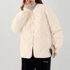 Collarless Rhombus Padded Jacket Women's Winter Light Padded Jacket Padded Jacket Small Jacket Winter New
