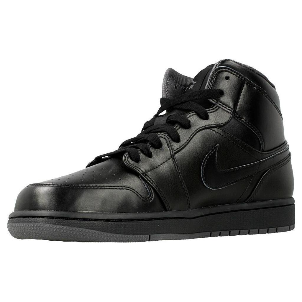 Ny JORDAN 1 Retro Mid Svart 2016 554724-021