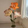 Giant Coffee-Colored Autumn Paper Poppy Flowers for Wedding and Window Displays