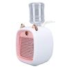 Desktop Cooling Fan Little Fox Shaped Misting USB Rechargeable 800mah Mini Desktop Air Cooler Fan