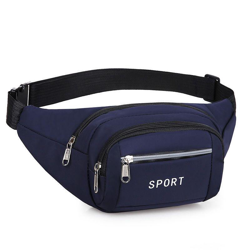 Unisex Water-Resistant Multifunctional Waist Bag for Mobile Phones - Large Capacity, Wear-Resistant for Sports, Business, and Construction Site Use.