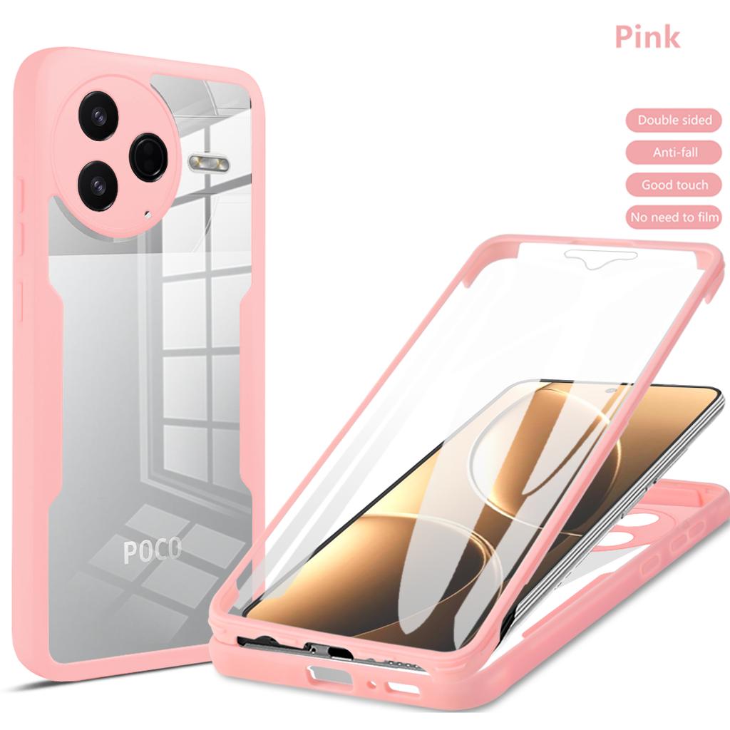 Full Body Protection Shockproof Case for Xiaomi Poco F7 Pro F7 Ultra Protective Cover Clear Fundas Coque Capa