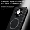 For Huawei Mate 40 Case Magnetic Elegant Leather Wear-Resistant Lens Fully Covered Non-Slip Grip Edge Cover Shell