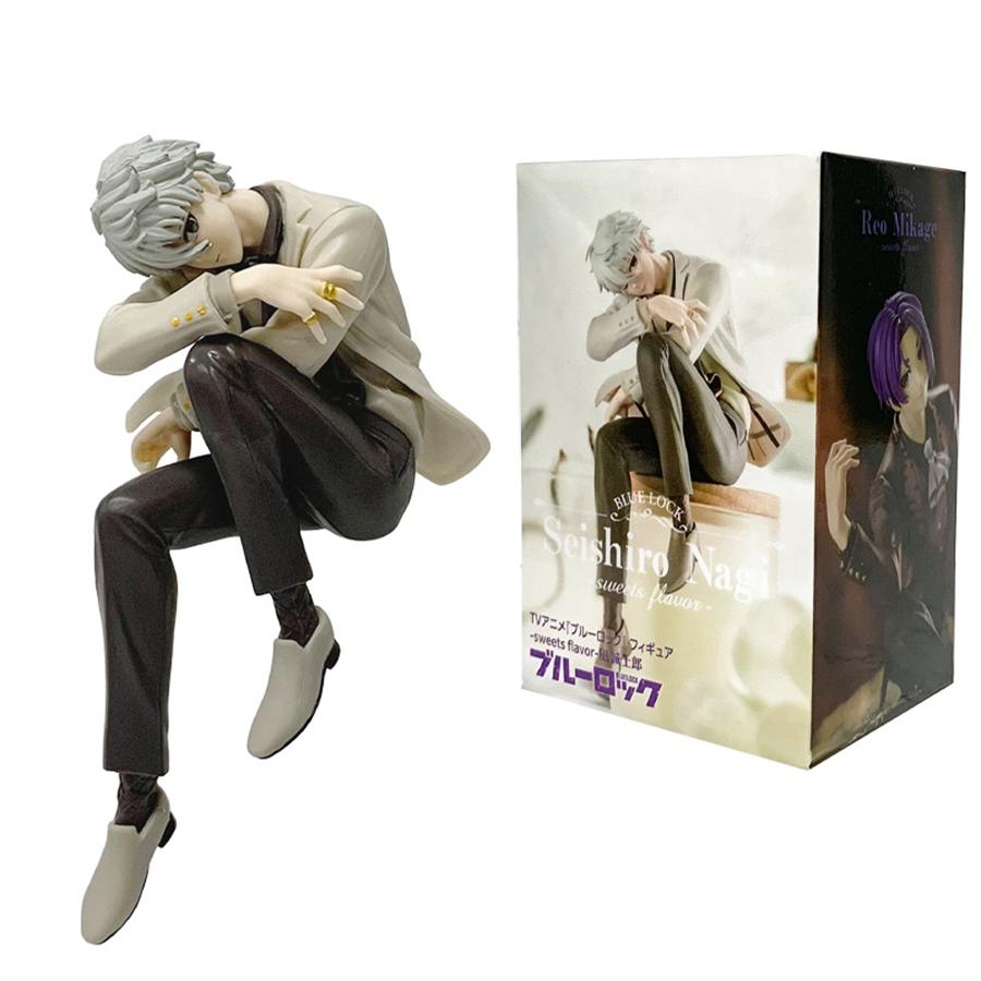 14cm Blue Lock Anime Figure Full Dress Nagi Seishirou Handsome Mikage Reo Action Figure Room Decorations Collection Model Toys