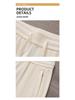GAGN Women's Slim-Fit Heavy Cotton Sweatpants in Apricot - New 2025 Spring & Autumn Casual Sports Trousers