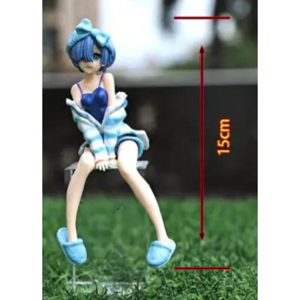 Anime Re:Life in a different world from zero Rem Ram Noodle Stopper Girls PVC Action Figure Model Toys 16cm