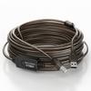 U210AB 10m USB2.0 Male to Square USB Type-B Male Printer Cable PVC Printing Connection Cord