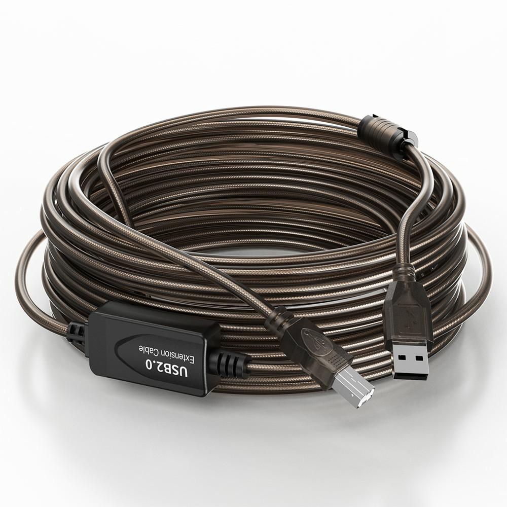 

U210AB 10м USB2.0 Штекер до Квадратного USB Типу B Штекер Кабель для принтера ПВХ Друк З єднувальний шнур As Shown A