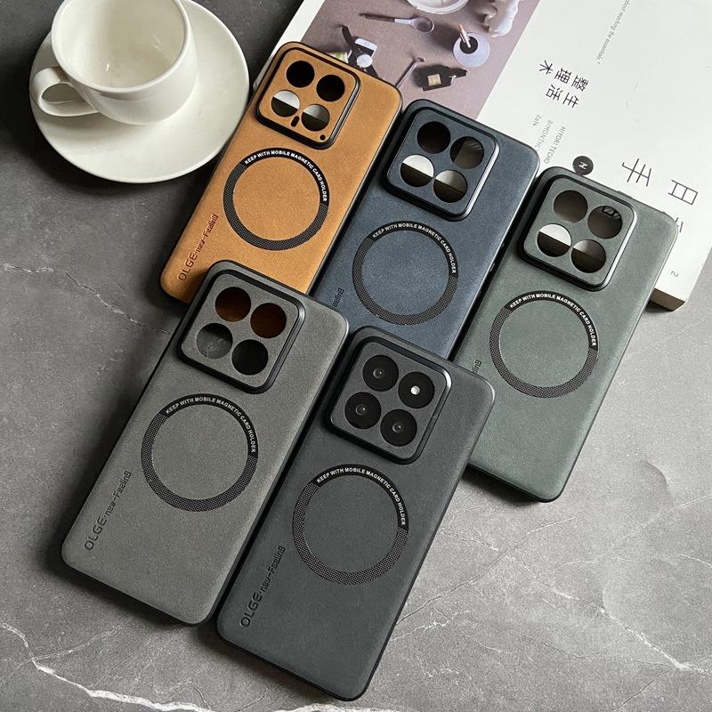 Magnetický kryt z PU kůže pro 14 Ultra 13 Lite 13T Pro 12T Civi 3 2 Redmi Note 12 13 Pro+ K70E K70 POCO X6 F5 pro F4 GT